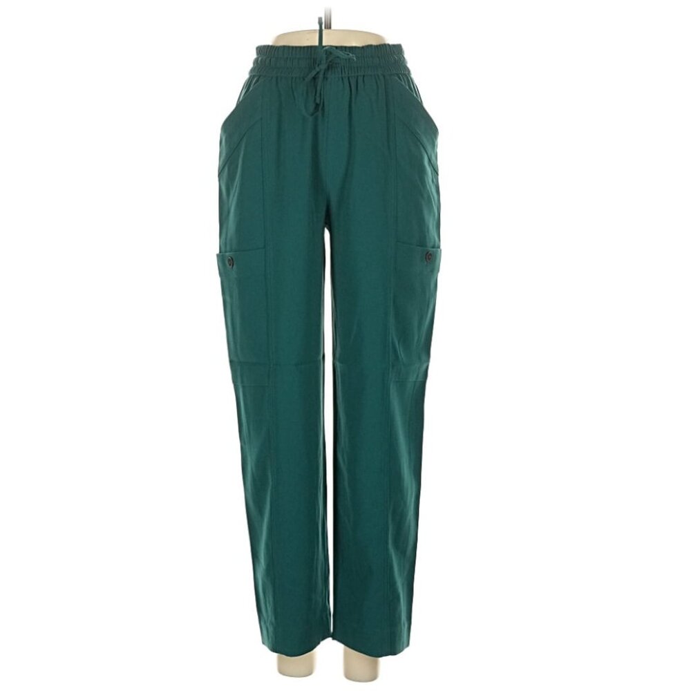 Express Emerald Green Teal Cargo Boyfriend Jogger Pants new with tags XS